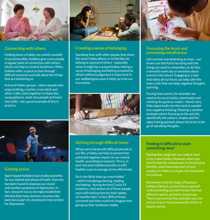 reasons for having a hobby